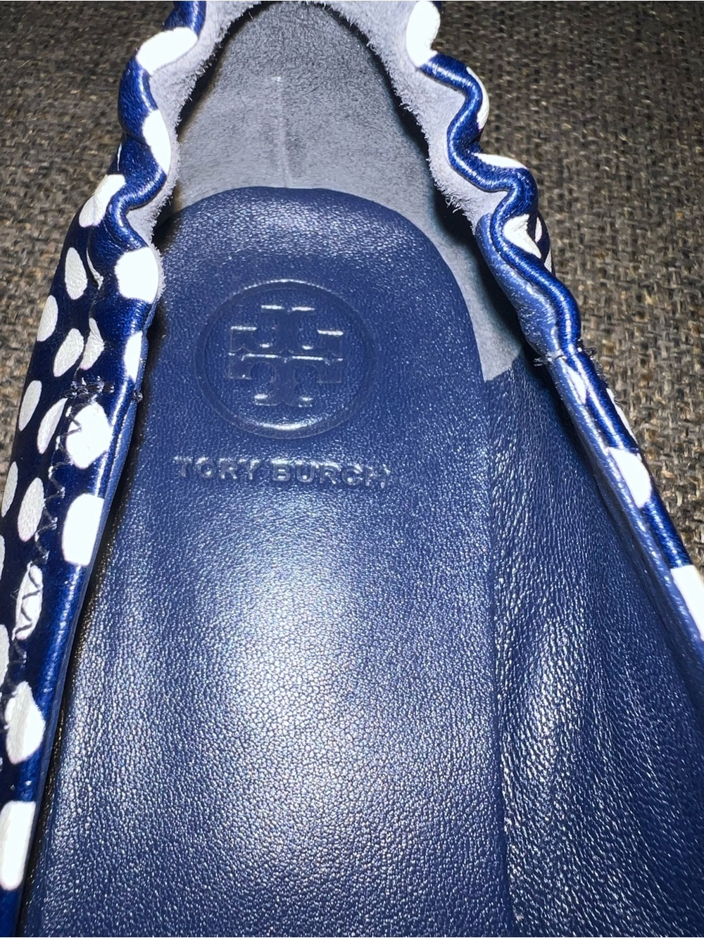 Tory Burch Ballet Flat Reva Minnie Travel Womens 7 - Picture 5 of 7